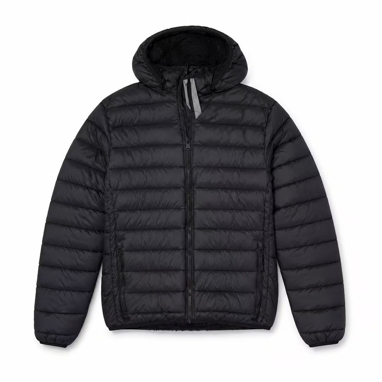 Campera Puffer con Corderito